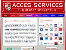 Tablet Screenshot of accesservices.fr